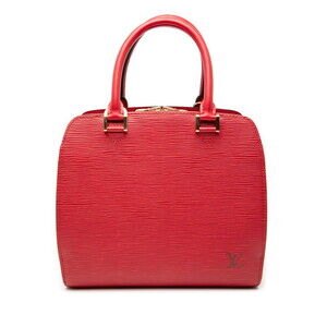 Louis Vuitton Epi Pont Neuf Handbag Castilian Red Leather